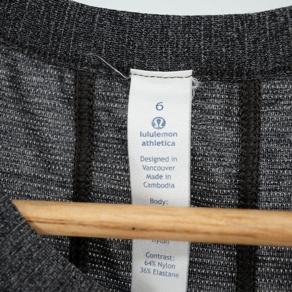 Lululemon Pace Perfect Tank Heathered Black / Black | 6 - Picture 4 of 7